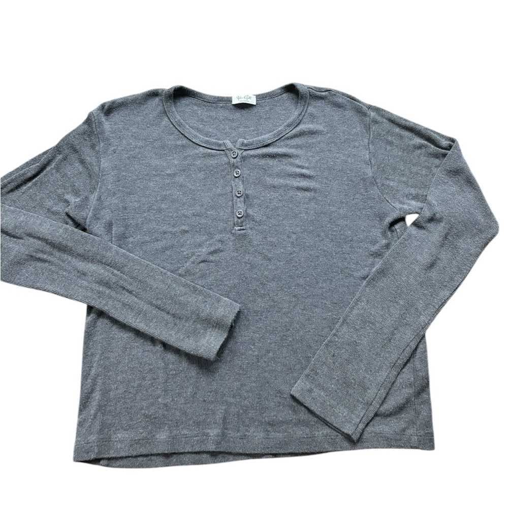 John Galt Women’s Gray Long-Sleeve Shirt